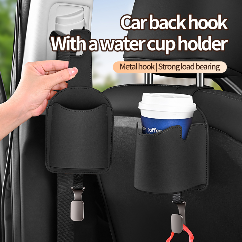 Luxury Bags Leather - Luxury Leather Seat Back Cup Holder