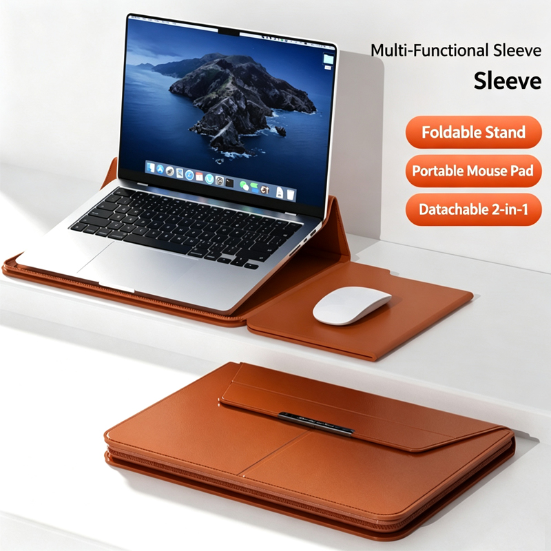 Laptop Bag Leather 15 - 13-14/15-16 Inch Laptop Sleeve Holder Automatic