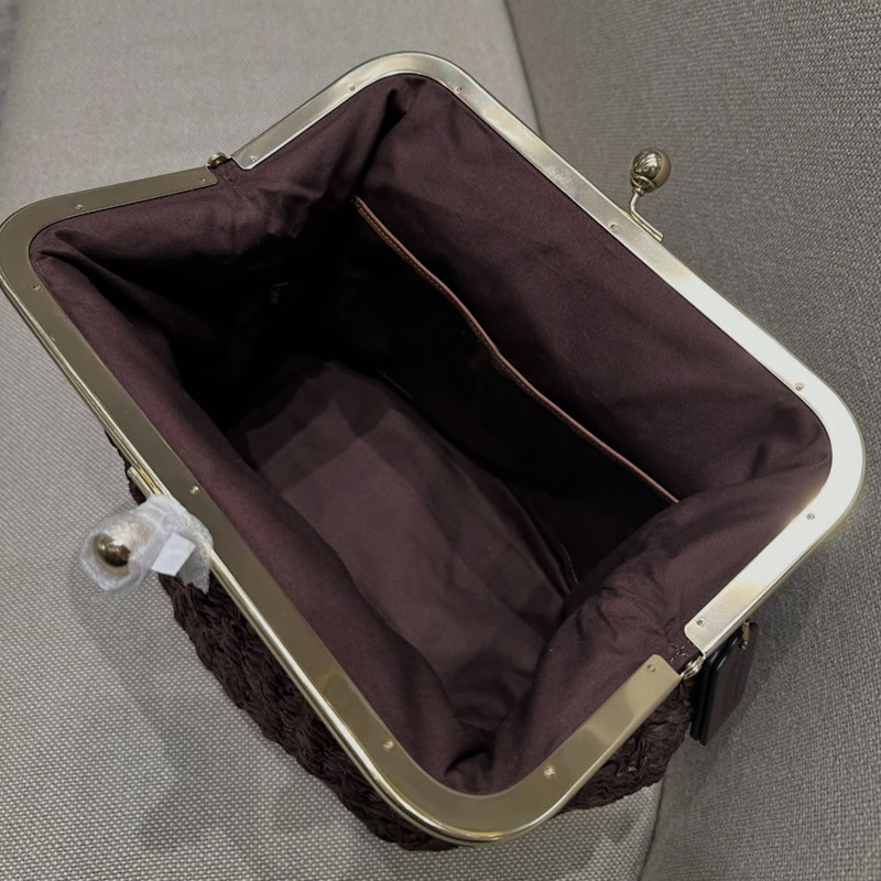 Hand-Woven Kisslock Frame Shou - Luxury Bag Collection 评论和价格