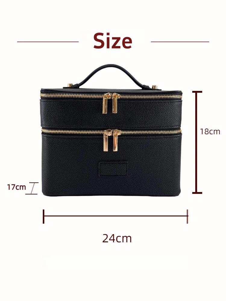 Large Capacity Double-layer Lu - Luxury Bags Leather 评论和价格