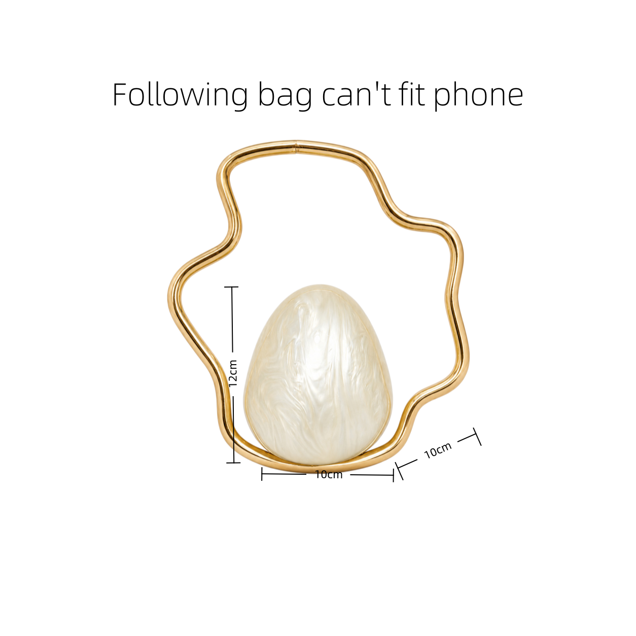 Women mini Acrylic Egg Bag Cut - Luxury Bag Collection 评论和价格