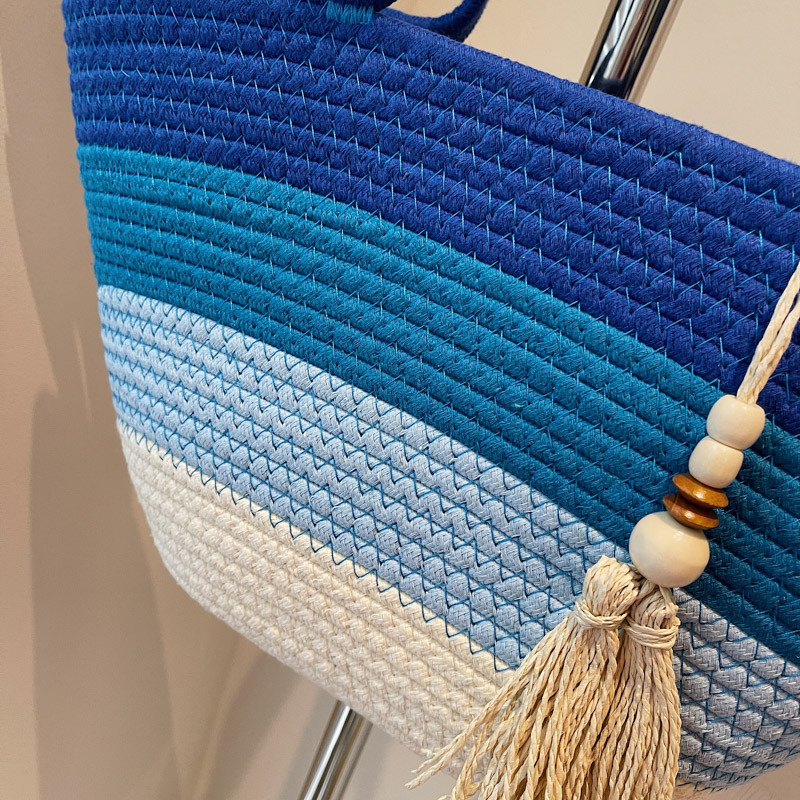 Cotton Rope Woven Design Shoul - Luxury Bags Consignment 评论和价格