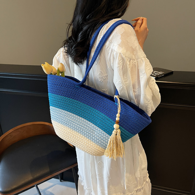 Cotton Rope Woven Design Shoul - Luxury Bags Consignment 评论和价格