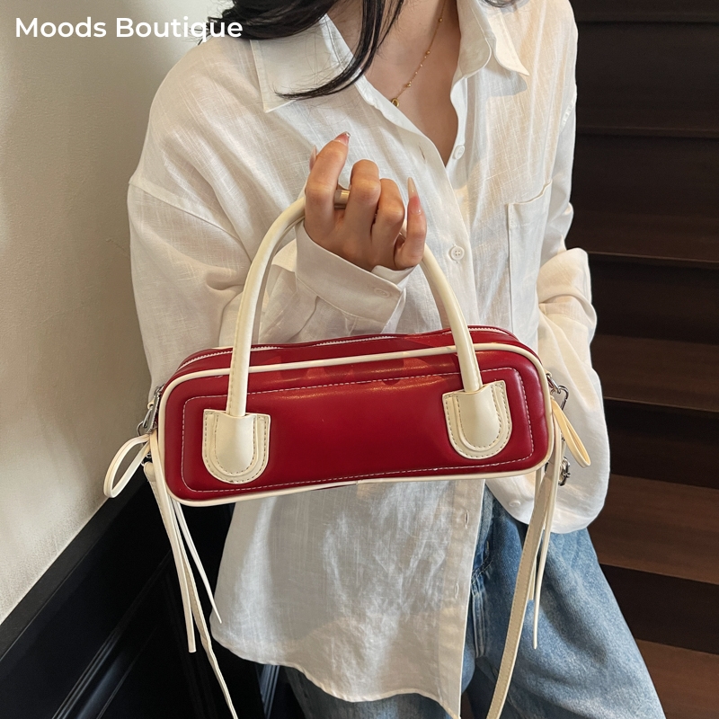 Contrast Color Top-handle Bags - Luxury Bags Consignment 评论和价格