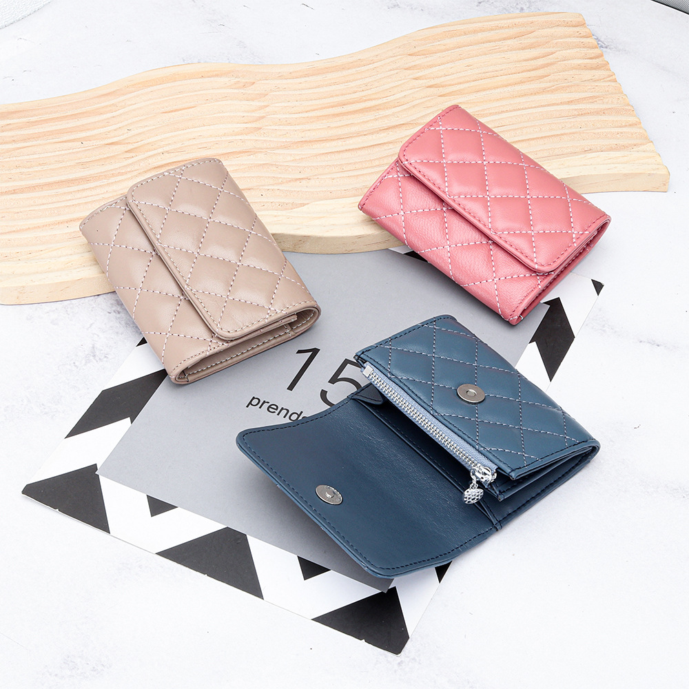 Sheepskin Quilted Card Holder  - Luxury Bags Names 评论和价格